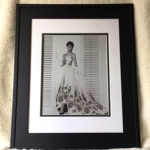Audrey Hepburn as Sabrina Framed Photograph Black & White Iconic Dress Wall Art